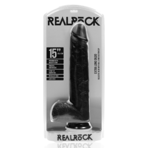 Extra Large Straight with Balls 15 / 38 cm – Black