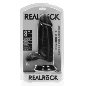 Extra Thick Straight with Balls 8 / 20,3 cm – Black
