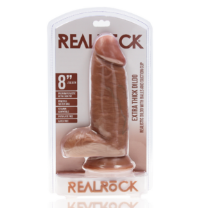 Extra Thick Straight with Balls 8 / 20,3 cm – Tan