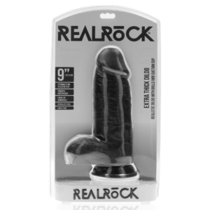Extra Thick Straight with Balls 9 / 23 cm – Black