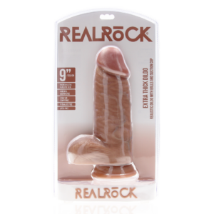 Extra Thick Straight with Balls 9 / 23 cm – Tan