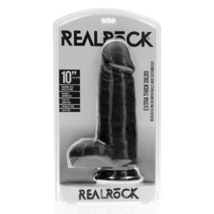 Extra Thick Straight with Balls 10 / 25,4 cm – Black