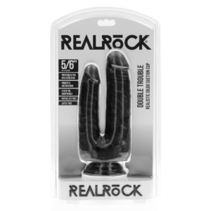Double Trouble Dildo 5/6 – 12,7/15,2 cm – Black