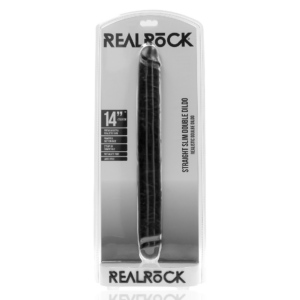 Slim Double Ended Dong 14 / 35,6 cm – Black