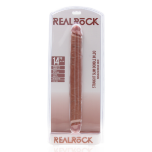 Slim Double Ended Dong 14 / 35,6 cm – Tan