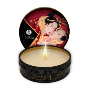 Mini Massage Candle – Strawberry Sparkling Wine – 1 oz / 30 ml
