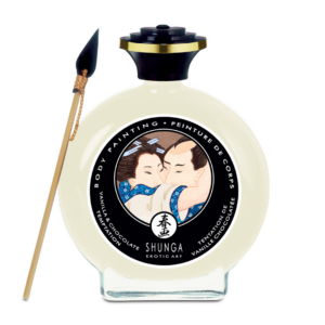 Edible Body Paint – Vanilla and Chocolate Temptations – 3.5 fl oz / 100 ml