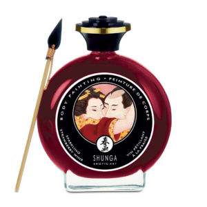 Edible Body Paint – Strawberry Sparkling Wine – 3.5 fl oz / 100 ml