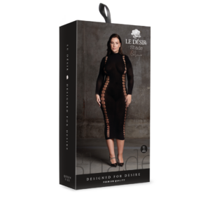 Carme XI – Vestido con Cuello Alto – Talla Grande
