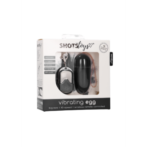 Huevo Vibrante con 10 Velocidades y Control Remoto – L – Negro