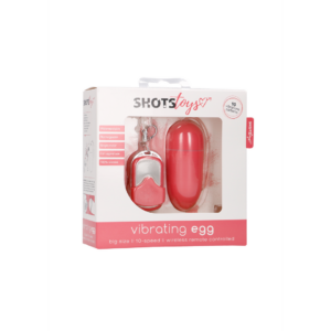 Huevo Vibrador con 10 Velocidades y Control Remoto – L – Rosa