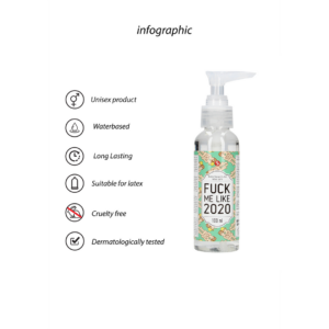 Fuck Me Like 2020 – Lubricante a base de agua – 3 fl oz / 100 ml