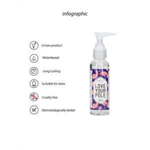 Love Your Pole – Lubricante de masturbación – 3 fl oz / 100 ml