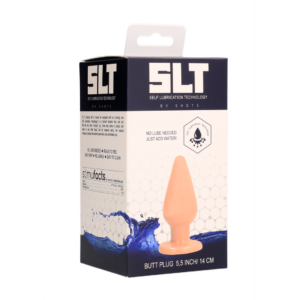 Buttplug de 5 pulgadas con autolubricación – Flesh.