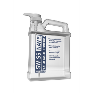 Premium – Lubricante a base de agua – 128 fl oz / 3785 ml