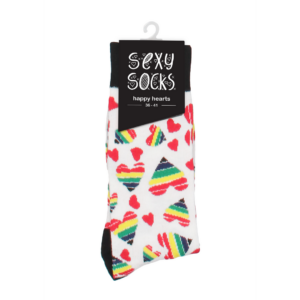 Happy Hearts Socks – US Size 2-7,5 / EU Size 36-41