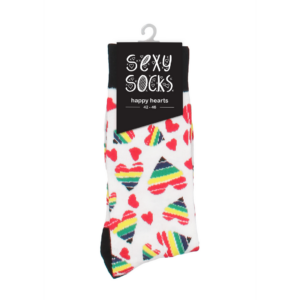 Happy Hearts Socks – US Size 8-12 / EU Size 42-46