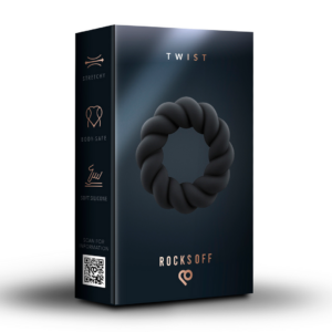Twist – Non-Vibrating Cockring – Black