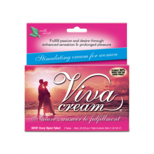 Viva Cream – Gel de Excitación – 3 Piezas