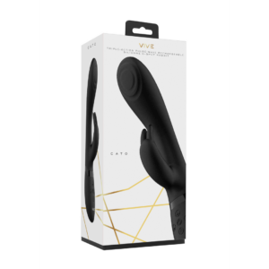 Cato – Pulse Conejo G-spot – Negro