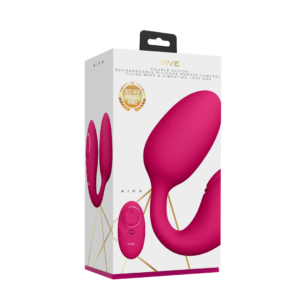 Aika – Huevo de Amor con Onda de Pulso y Vibrante – Rosa