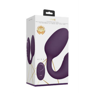 Aika – Huevo de Amor con Onda de Pulso y Vibración – Púrpura