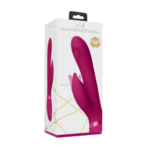 Aimi – Onda de Pulso y Conejito Vibrador para Punto G – Rosa