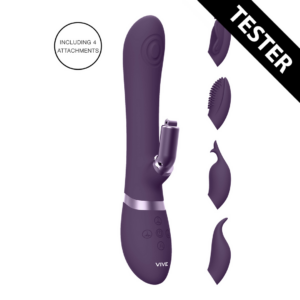 Etsu – Pulse Wave G-Spot Rabbit  Clitoral Stimulator – Purple – Tester