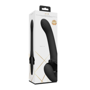 Satu – Pulse-Wave y Vibrating Strapless Strapon – Negro