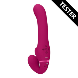 Ai – Doble Vibrador y Estimulador de Onda de Aire Strapless Strapon – Tester