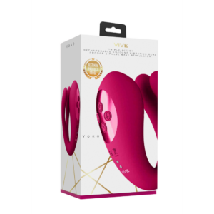 Yoko – Vibrador de Triple Acción con Duales Puntas y Onda de Pulso Clitoriano