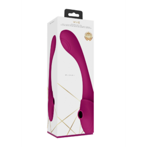 Mirai – Vibrador Doblado de Onda de Pulso de Doble Cara y Onda de Aire