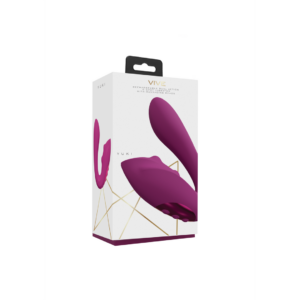Yuki – Vibrador de Doble Motor para Punto G con Perlas de Masaje – Rosa