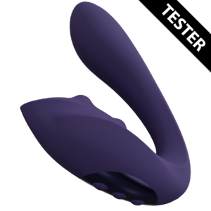 Yuki – Dual Motor G-Spot Vibrator with Massaging Beads – Purple – Tester