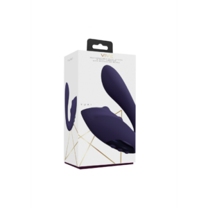 Yuki – Vibrador G-Spot de Doble Motor con Perlas Masajeadoras – Púrpura