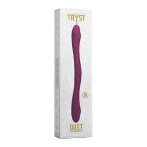 Duet – Double Ended Vibrator with Wireless Remote – Berry