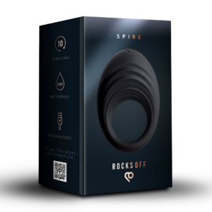 Spire – Vibrating Cockring – Black
