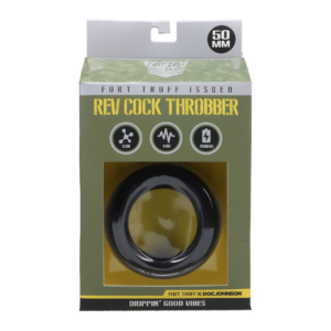 Rev Cock Throbber – Vibrating Cockring – Large – Black