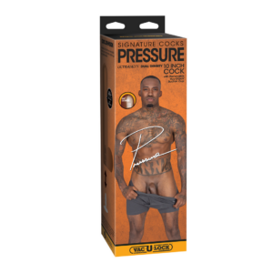 Pressure – Realistic ULTRASKYN Dildo – 10 / 25 cm – Chocolate