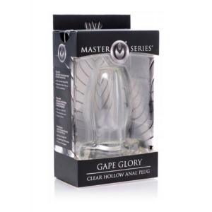 Gape Glory – Plug Anal Hueco Transparente – Grande