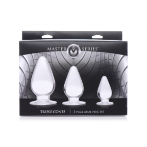 Triple Cones – Anal Plug Set – 3 Pieces