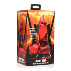 Diablo Lujurioso – Dildo de Silicona Demonio – Rojo
