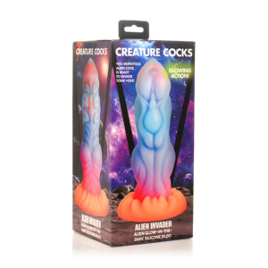 Alien Invader – Alien Glow-in-the-Dark Silicone Dildo