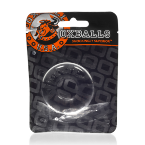 Do-Nut-2 – Jelly Cockring with Flat Inner Chamber – Clear
