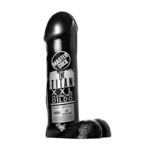 The Titan Dildo – XXL – 14.5 inch – Black