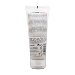Superglide – Lubricante Comestible a Base de Agua – Frambuesa – 3 fl oz / 75 ml