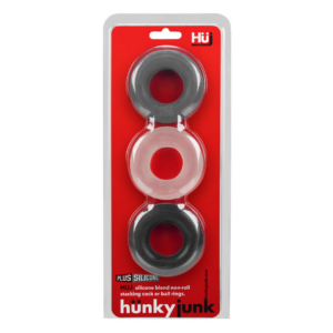 Huj3 – Cockring 3-pack – Tar / Ice / Stone