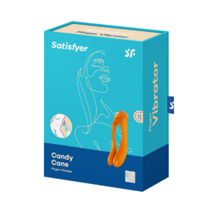 Candy Cane – Finger Vibrator for Intimate Zones – Orange