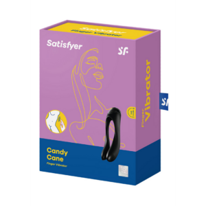 Candy Cane – Finger Vibrator for Intimate Zones – Black