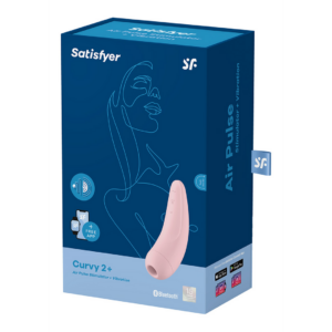 Curvy 2Plus – Air Pulse Stimulator and Vibration – Pink